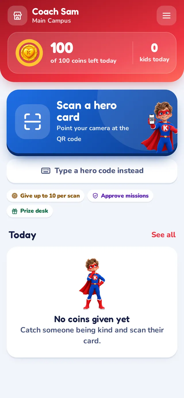 Coin Vendor app