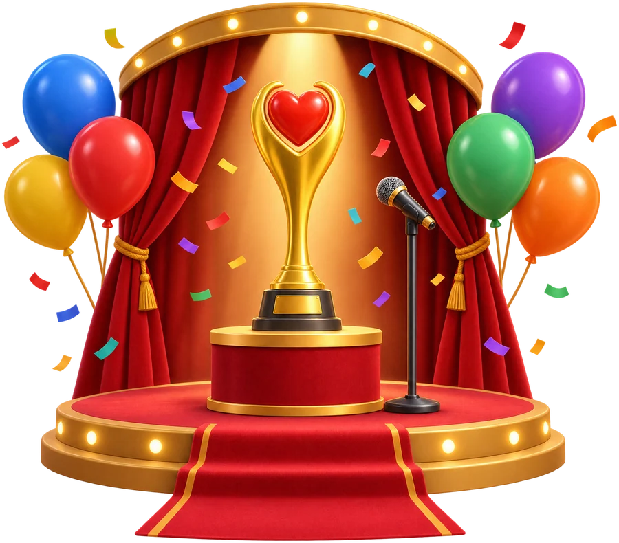 Awards night stage